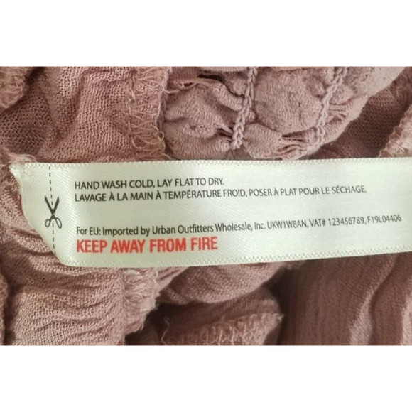 Free People Womens Adella Cami Pink Lace Ruffled Tank Top Pullover Size Small - Picture 5 of 7